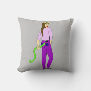 catgirl throw pillow