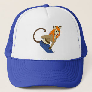 catgirl  trucker hat