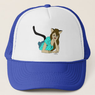 catgirl trucker hat