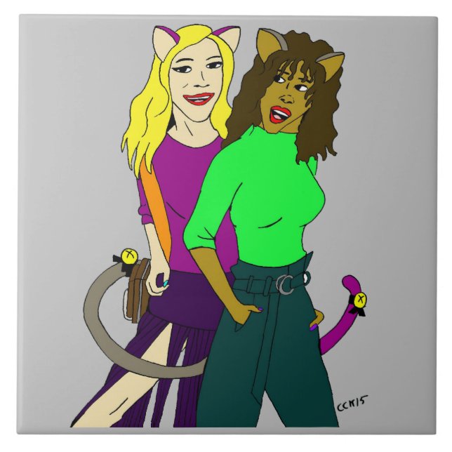 catgirls  tile (Front)