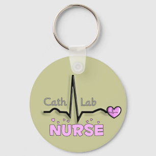 Cath Lab Nurse Gifts Keychain