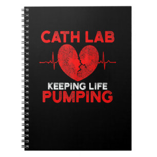 Cath Lab Nurse Pumping Cardiac Nursing Rn Notebook