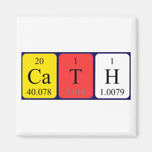 Cath periodic table name magnet