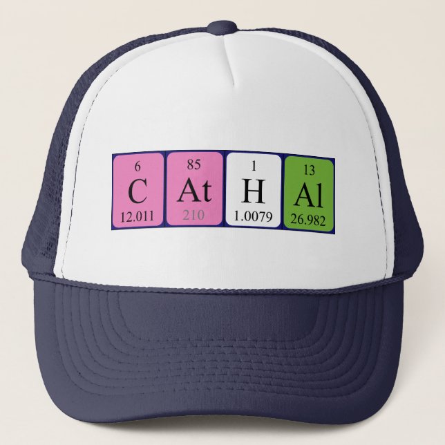 Cathal periodic table name hat (Front)