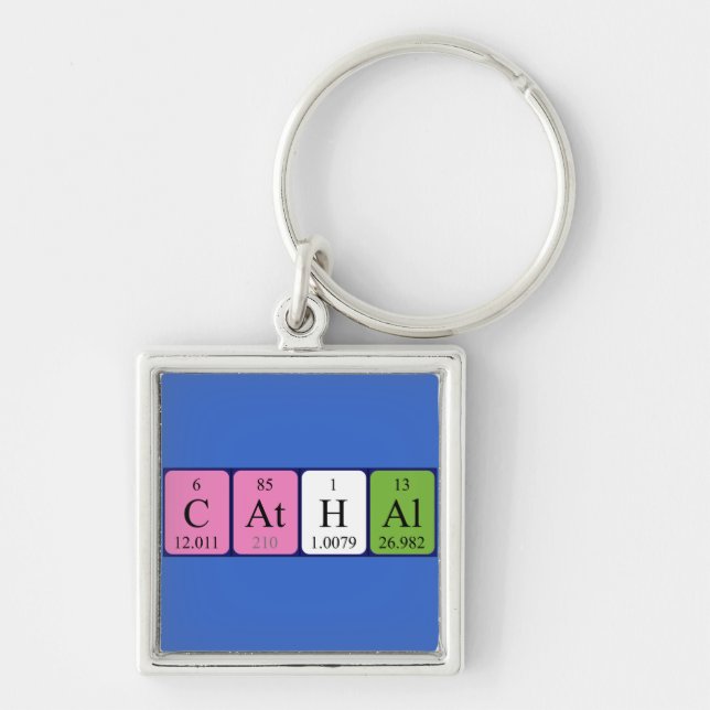 Cathal periodic table name keyring (Front)