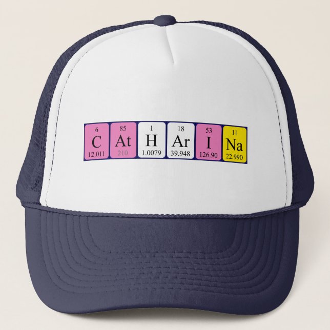 Catharina periodic table name hat (Front)