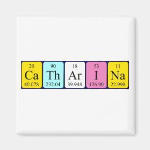 Catharina periodic table name magnet