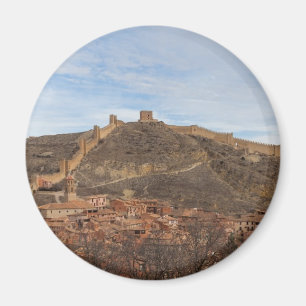 Cathedral and city walls Albarracín, Aragon Spain Magnet