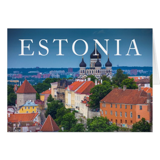 Cathedral and Cityscape | Estonia (Front Horizontal)