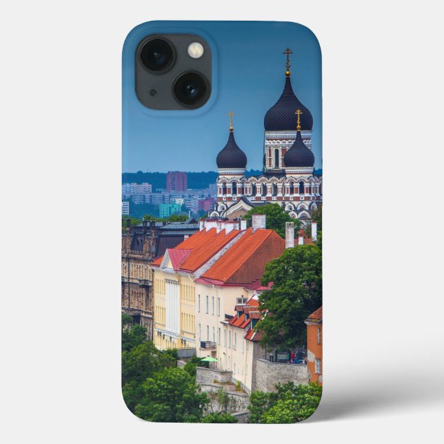Cathedral and Cityscape | Estonia Case-Mate iPhone Case (Back)