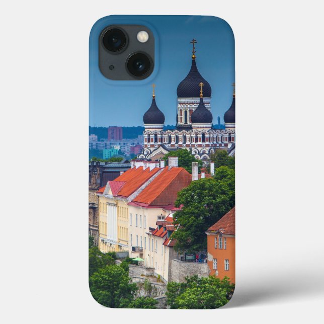 Cathedral and Cityscape | Estonia Case-Mate iPhone Case (Back)