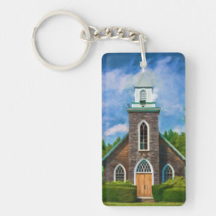 Cathedral Camp Acrylic Keychain