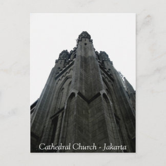 Cathedral Church  Jakarta Postcard