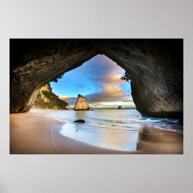 Cathedral Cove, Te Whanganui-A-Hei poster (Front)