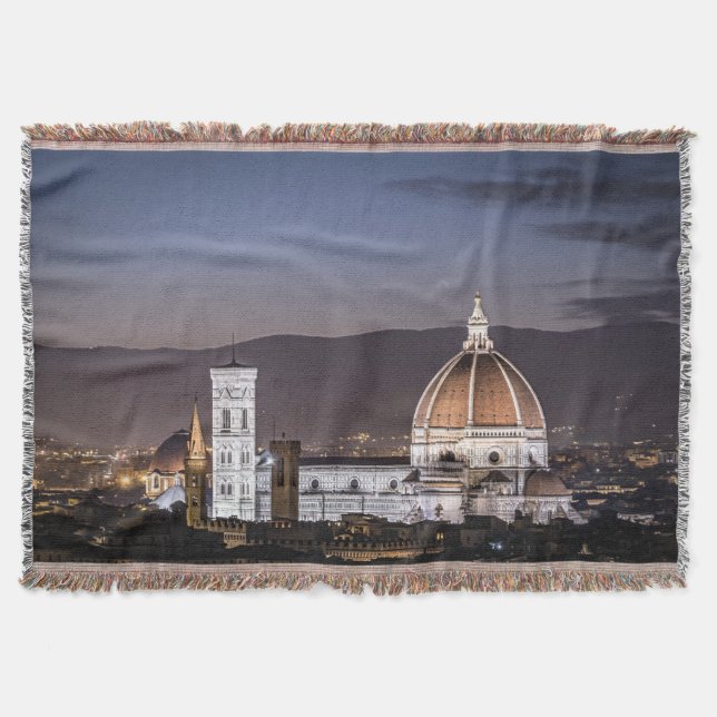 Cathedral - Florance Italy Throw Blanket (Front)