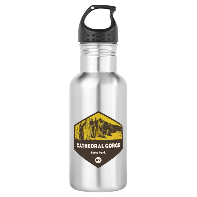 Cathedral Gorge State Park 532 Ml Water Bottle (Front)
