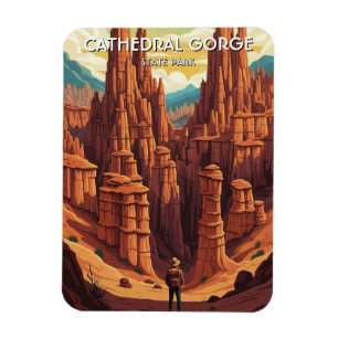 Cathedral Gorge State Park Nevada Travel Magnet