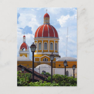 cathedral granada bright postcard