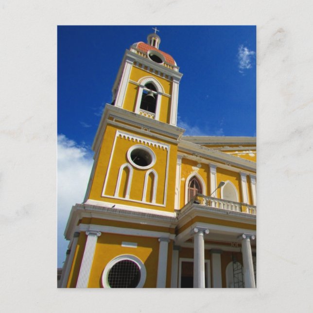 cathedral granada tower postcard (Front)