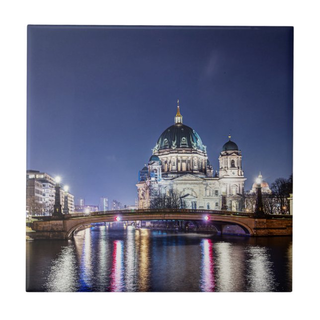 Cathedral in Berlin, Germany Tile (Front)