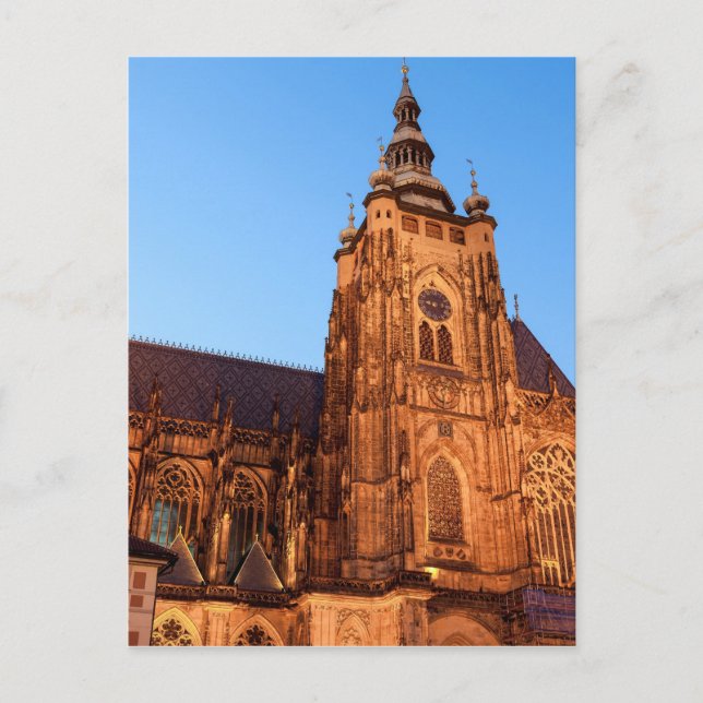 Cathedral in Prague Postcard (Front)