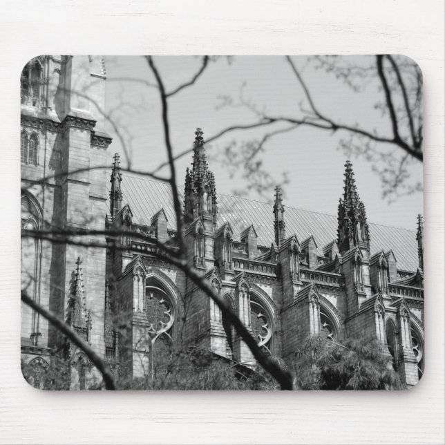 Cathedral in Spring Mouse Pad (Front)