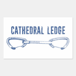 Cathedral Ledge Climbing Quickdraw Sticker