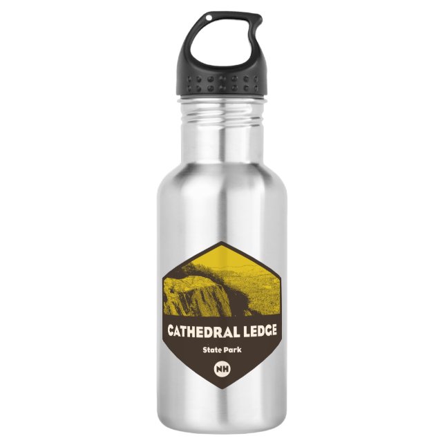 Cathedral Ledge State Park New Hampshire 532 Ml Water Bottle (Front)