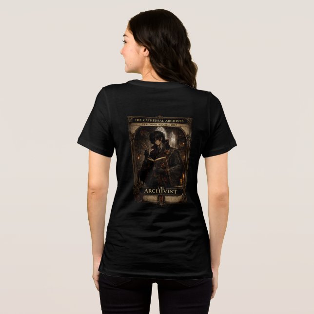 CATHEDRAL OF BROKEN HEARTS: ARCHIVIST  Tri-Blend SHIRT (Back Full)