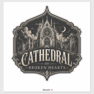 CATHEDRAL OF BROKEN HEARTS CATHEDRAL DECAL