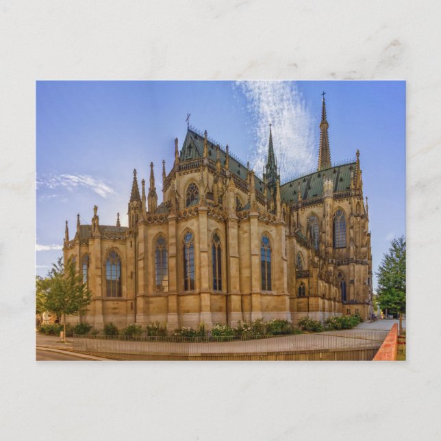 Cathedral of Immaculate Conception, Linz, Austria Postcard (Front)