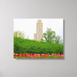 Cathedral of Leaning Canvas Print