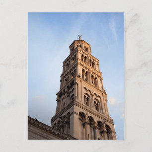 Cathedral of Saint Domnius Bell Tower in Split Postcard