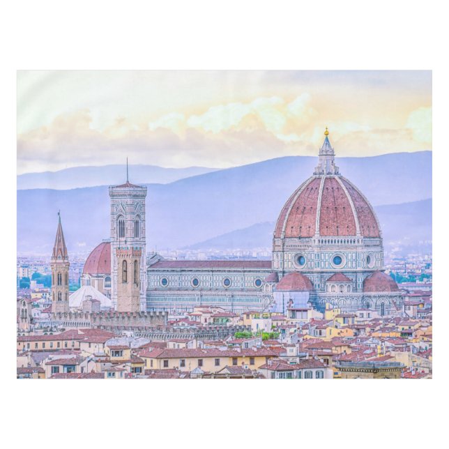 Cathedral of Santa Maria del Fiore Artwork | Tablecloth (Front (Horizontal))