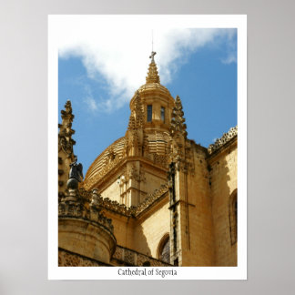 Cathedral of Segovia Poster