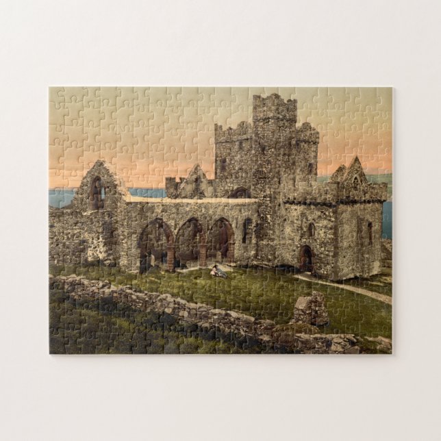 Cathedral of St Germain, Peel, Isle of Man Jigsaw Puzzle (Horizontal)