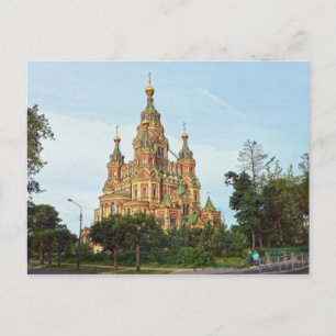 Cathedral of Sts Peter and Paul, Peterhof, Russia Postcard
