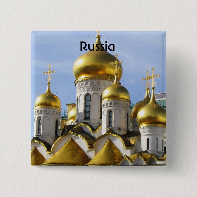 Cathedral of the Annunciation 2 Inch Square Button (Front)