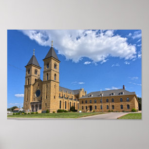 Cathedral of the Plains, Victoria, Kansas Poster