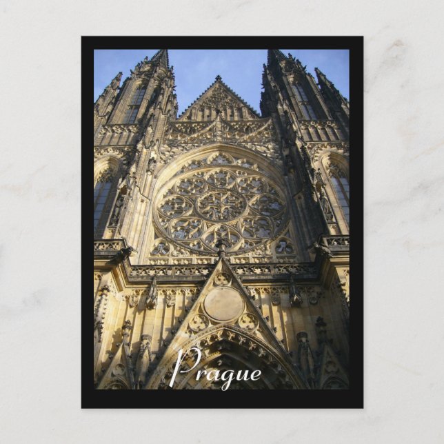 cathedral prague postcard (Front)