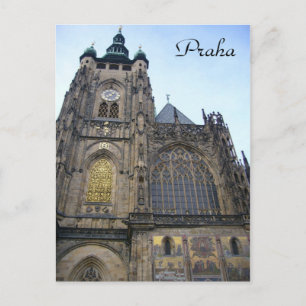 cathedral praha postcard