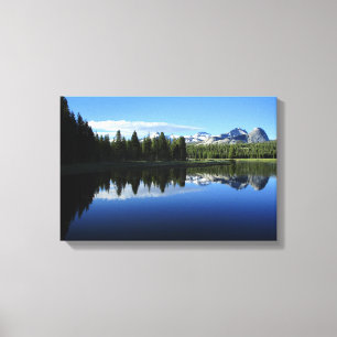 Cathedral Range Over Tuolumne River - Yosemite Canvas Print