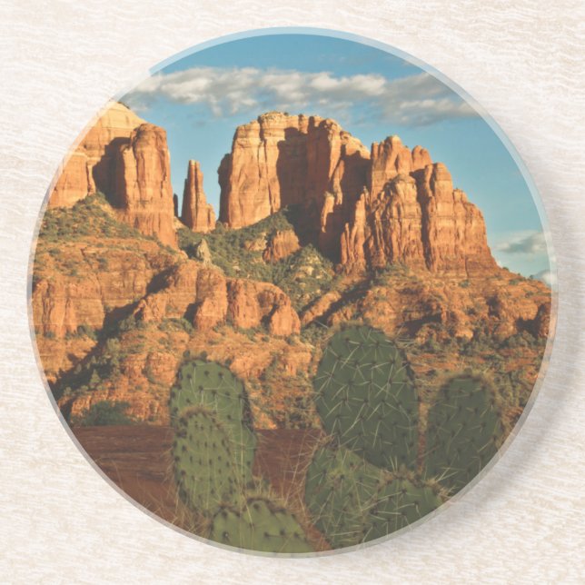 Cathedral Rock at Sunset from Secret Canyon Coaster (Front)