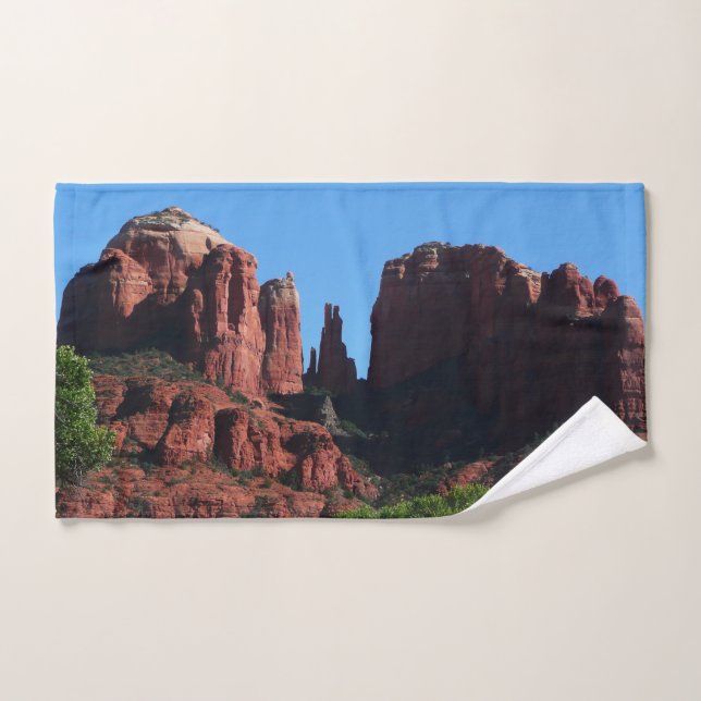 Cathedral Rock in Sedona Arizona Monument Hand Towel (Hand Towel)