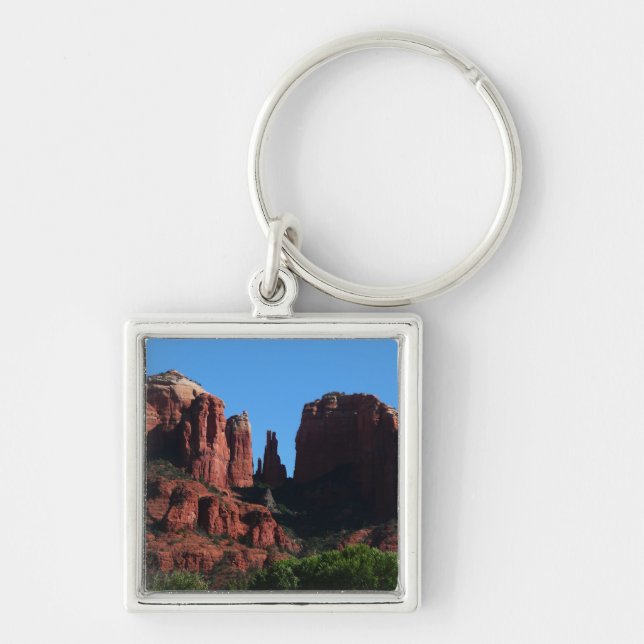 Cathedral Rock in Sedona Arizona Monument Keychain (Front)