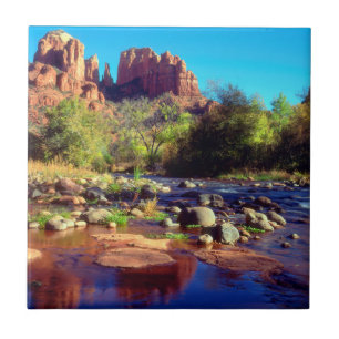 Cathedral Rock reflecting in Oak Creek Tile