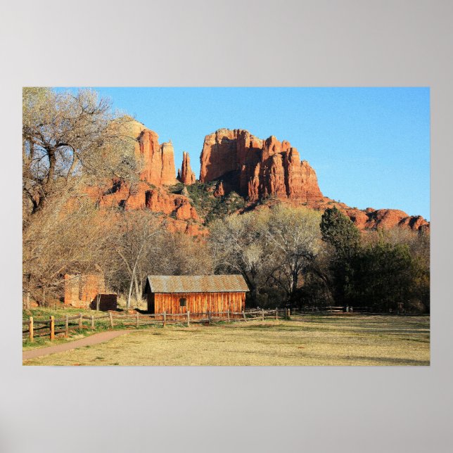 Cathedral Rock Scene Poster (Front)