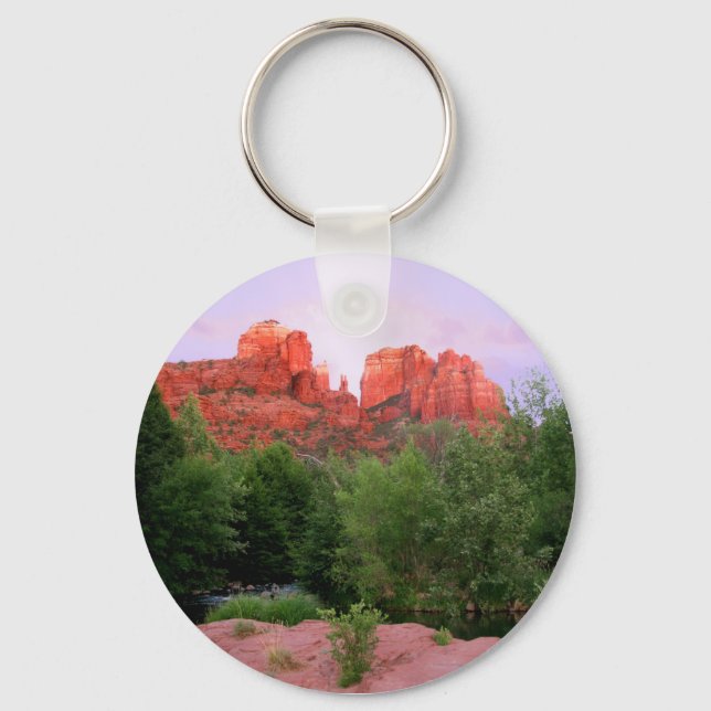 Cathedral Rock Sedona, Arizona Keychain (Front)