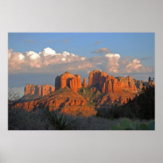 Cathedral Rock Valley 358 Poster