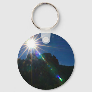 Cathedral Rock Vortex horizontal Keychain